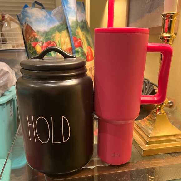 Rae Dunn Large Black Cannister - Picture 2 of 2